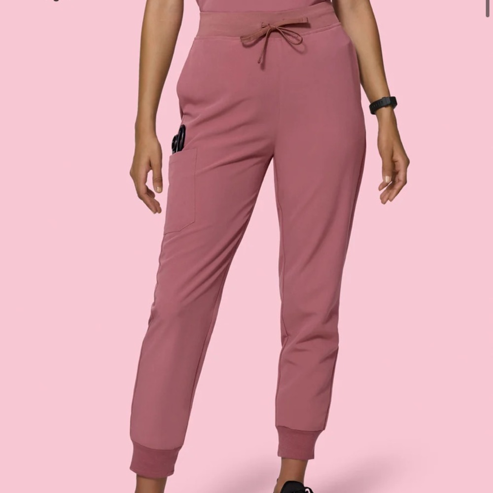 Mandala Scrubs - High Waisted Joggers (Mauve)